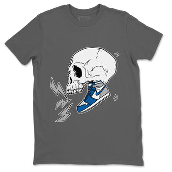Jordan 1 True Blue Sneaker Match Tees Sneaker Skull Sneaker Tees Jordan 1 True Blue Sneaker Release Tees Unisex Shirts