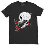 Jordan 1 Heritage Sneaker Match Tees Sneaker Skull Sneaker Tees Jordan 1 Heritage Sneaker Release Tees Unisex Shirts