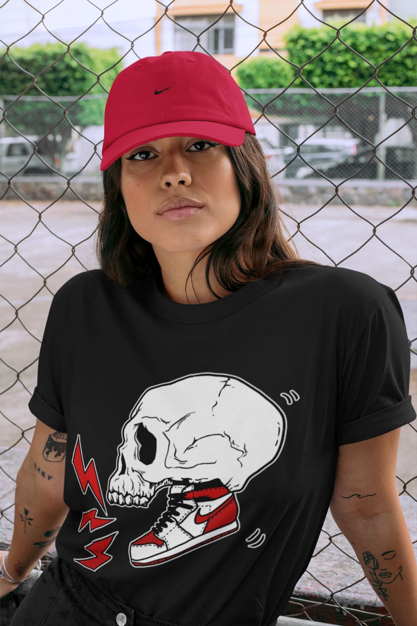 Jordan 1 Heritage Sneaker Match Tees Sneaker Skull Sneaker Tees Jordan 1 Heritage Sneaker Release Tees Unisex Shirts