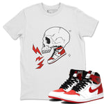 Jordan 1 Heritage Sneaker Match Tees Sneaker Skull Sneaker Tees Jordan 1 Heritage Sneaker Release Tees Unisex Shirts