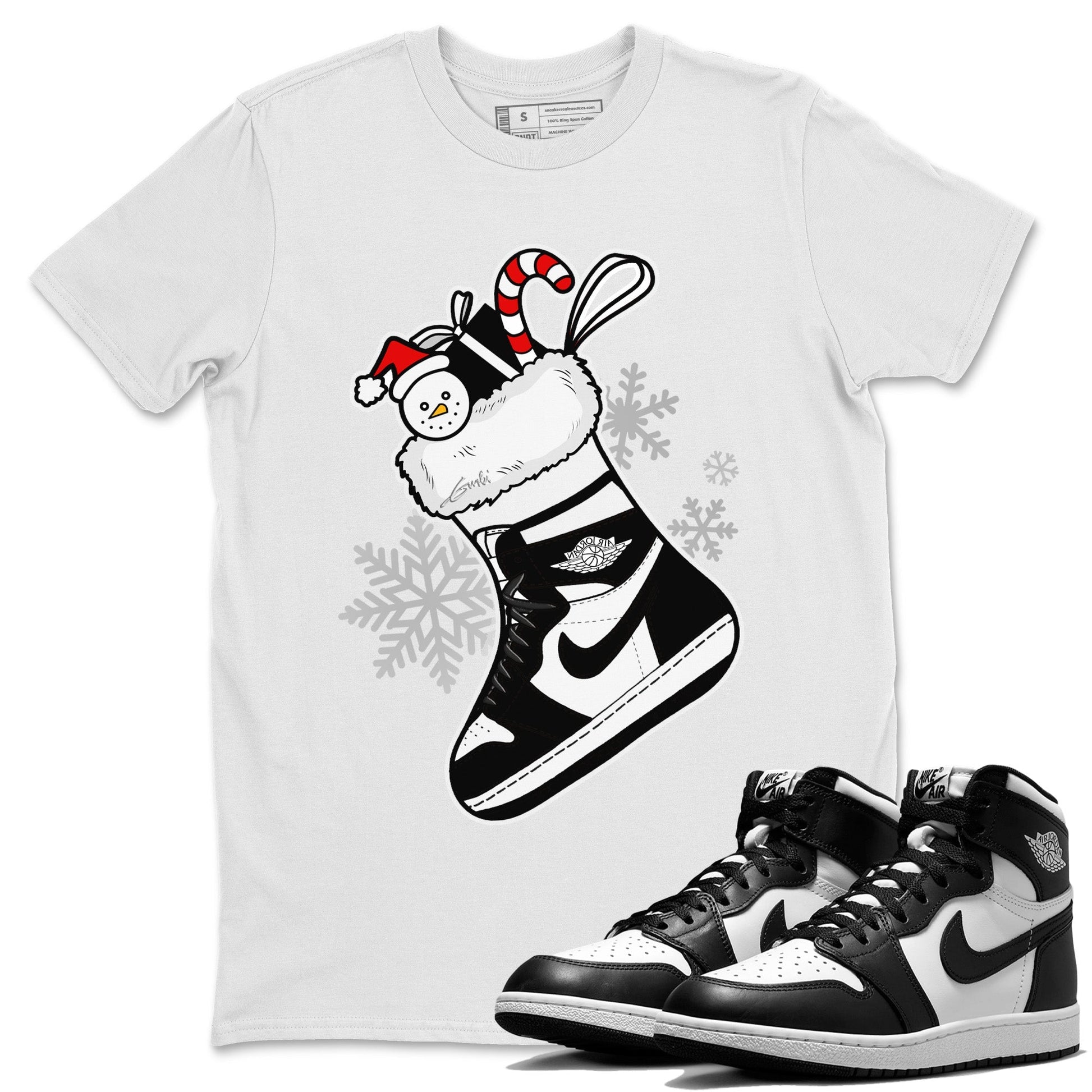 Jordan 1 Black White Sneaker Stocking Unisex Shirts SNRT Sneaker Jordan 1 Black White Sneaker Stocking Unisex Shirts SNRT Sneaker