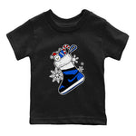 1s Royal Reimagined shirt to match jordans Sneaker Stocking sneaker match tees Air Jordan 1 Royal Reimagined SNRT Sneaker Release Tees Baby Toddler Black 2 T-Shirt