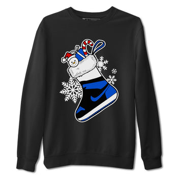 1s Royal Reimagined shirt to match jordans Sneaker Stocking sneaker match tees Air Jordan 1 Royal Reimagined SNRT Sneaker Release Tees Unisex Black 2 T-Shirt