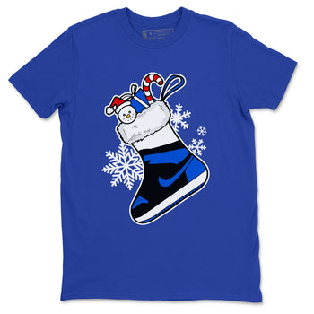 1s Royal Reimagined shirt to match jordans Sneaker Stocking sneaker match tees Air Jordan 1 Royal Reimagined SNRT Sneaker Release Tees Unisex Royal Blue 2 T-Shirt