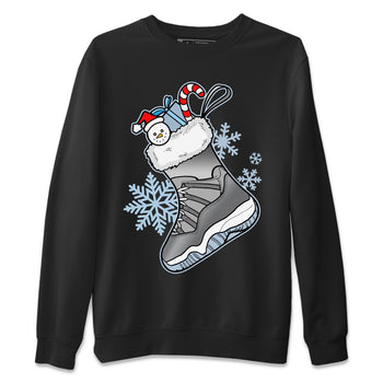 Jordan 11 Cool Grey Sneaker Match Tees Sneaker Stocking Sneaker Tees Jordan 11 Cool Grey Sneaker Release Tees Unisex Shirts