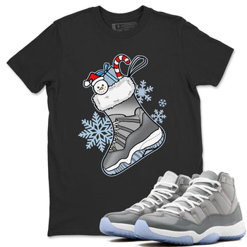 Jordan 11 Cool Grey Sneaker Match Tees Sneaker Stocking Sneaker Tees Jordan 11 Cool Grey Sneaker Release Tees Unisex Shirts