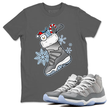 Jordan 11 Cool Grey Sneaker Match Tees Sneaker Stocking Sneaker Tees Jordan 11 Cool Grey Sneaker Release Tees Unisex Shirts