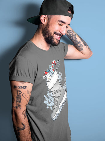 Jordan 11 Cool Grey Sneaker Match Tees Sneaker Stocking Sneaker Tees Jordan 11 Cool Grey Sneaker Release Tees Unisex Shirts
