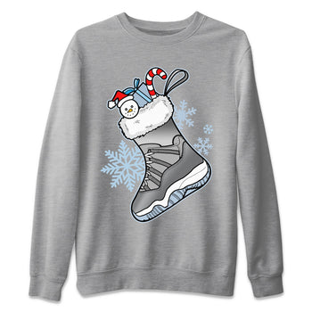Jordan 11 Cool Grey Sneaker Match Tees Sneaker Stocking Sneaker Tees Jordan 11 Cool Grey Sneaker Release Tees Unisex Shirts