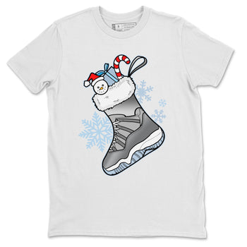 Jordan 11 Cool Grey Sneaker Match Tees Sneaker Stocking Sneaker Tees Jordan 11 Cool Grey Sneaker Release Tees Unisex Shirts