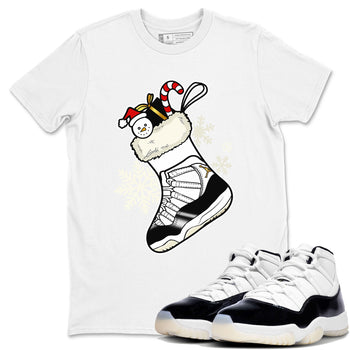 Air Jordan 11 Retro Gratitude shirt to match jordans Sneaker Stocking sneaker match tees Air Jordan 11 Gratitude SNRT Sneaker Release Tees Unisex White 1 T-Shirt