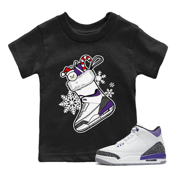 Jordan 3 Dark Iris Sneaker Match Tees Sneaker Stocking Sneaker Tees Jordan 3 Dark Iris Sneaker Release Tees Kids Shirts