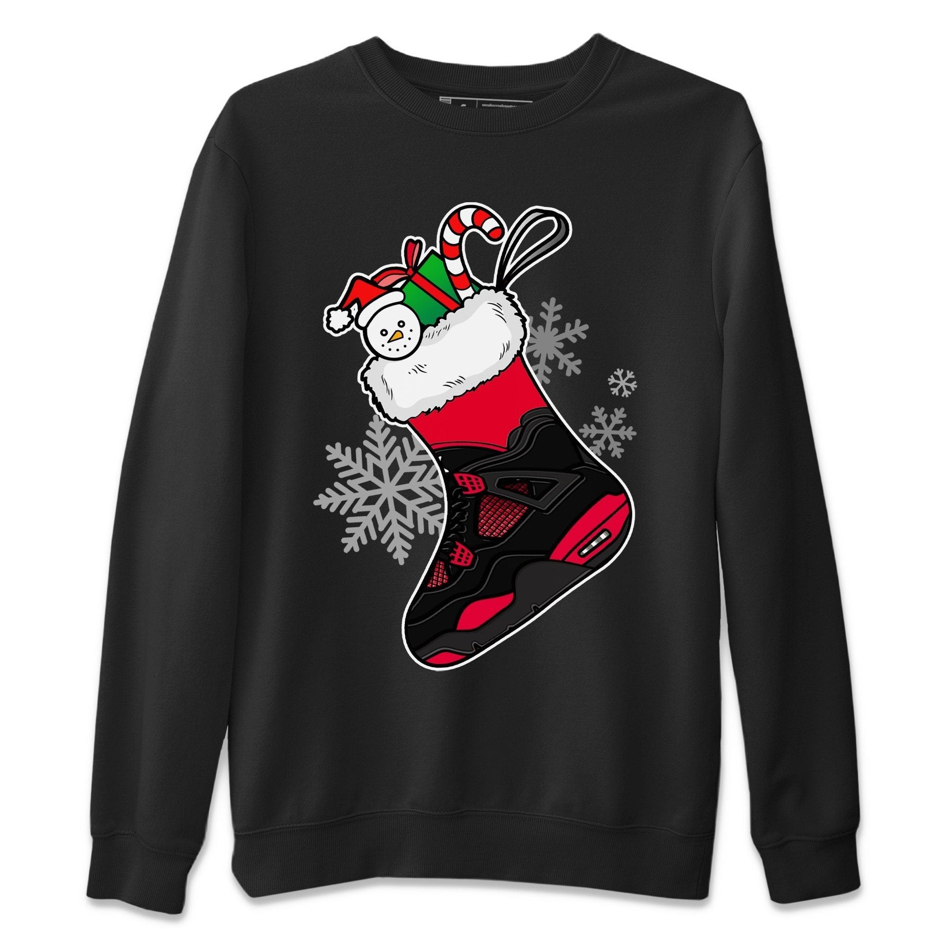 Jordan 4 Red Thunder Sneaker Match Tees Sneaker Stocking Sneaker Tees Jordan 4 Red Thunder Sneaker Release Tees Unisex Shirts