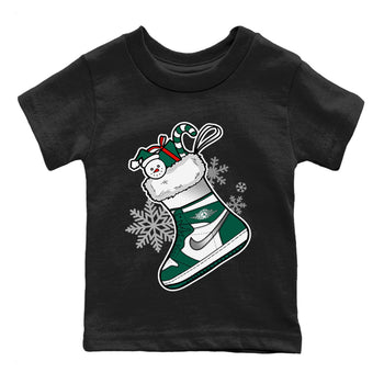 Jordan 1 Gorge Green Sneaker Match Tees Sneaker Stocking Sneaker Tees Jordan 1 Gorge Green Sneaker Release Tees Kids Shirts