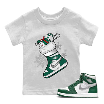 Jordan 1 Gorge Green Sneaker Match Tees Sneaker Stocking Sneaker Tees Jordan 1 Gorge Green Sneaker Release Tees Kids Shirts