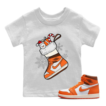 Jordan 1 Starfish Sneaker Match Tees Sneaker Stocking Sneaker Tees Jordan 1 Starfish Sneaker Release Tees Kids Shirts