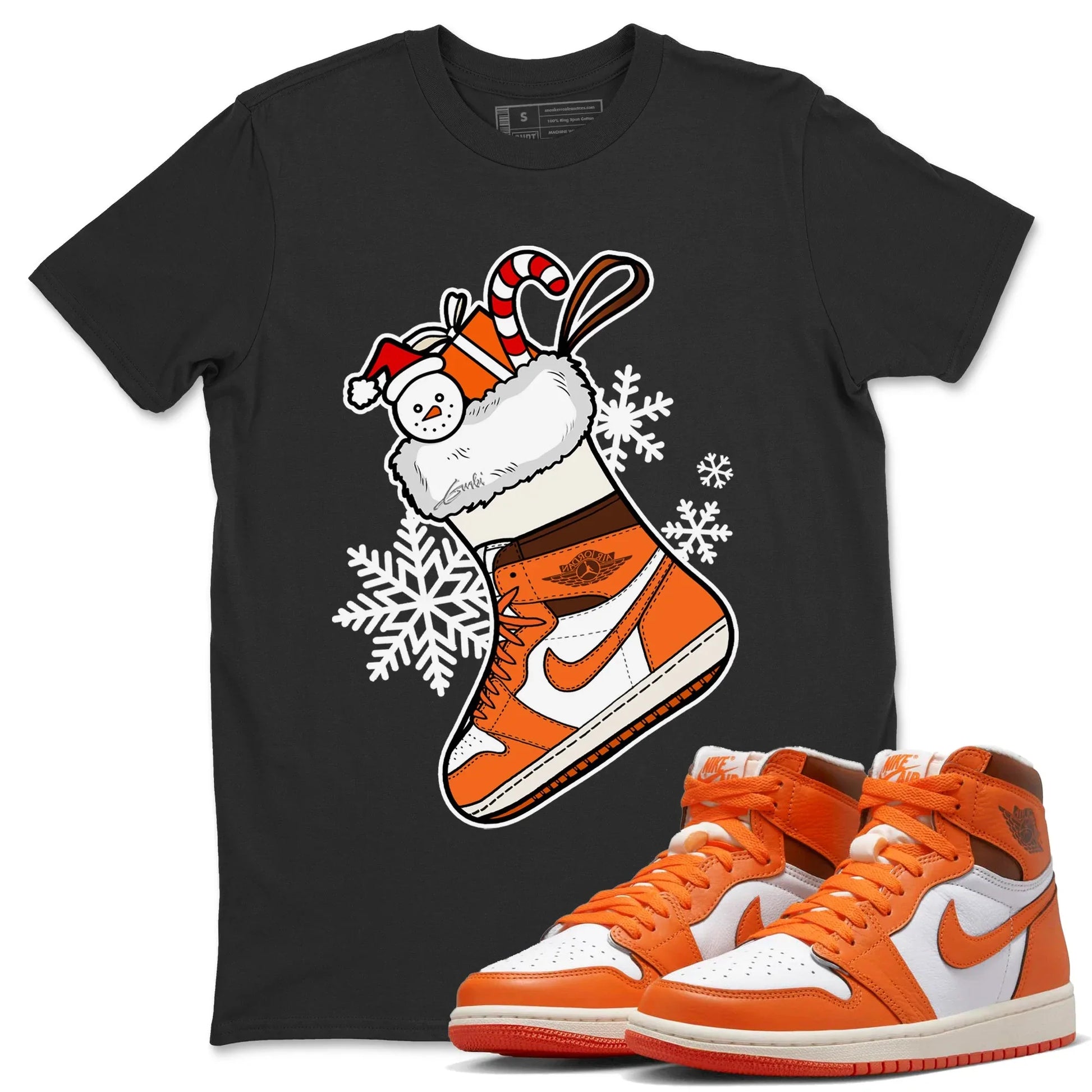 Jordan 1 Starfish Sneaker Match Tees Sneaker Stocking Sneaker Tees Jordan 1 Starfish Sneaker Release Tees Unisex Shirts