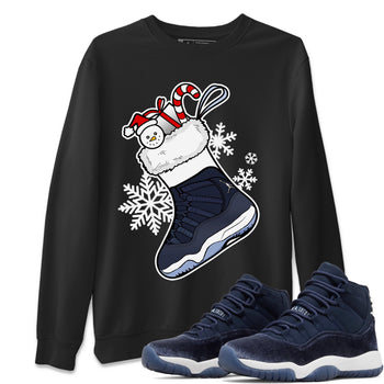 Jordan 11 Midnight Navy Sneaker Match Tees Sneaker Stocking Sneaker Tees Jordan 11 Midnight Navy Sneaker Release Tees Unisex Shirts