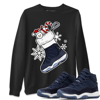 Jordan 11 Midnight Navy Sneaker Match Tees Sneaker Stocking Sneaker Tees Jordan 11 Midnight Navy Sneaker Release Tees Unisex Shirts