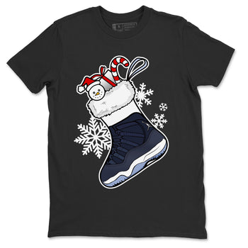 Jordan 11 Midnight Navy Sneaker Match Tees Sneaker Stocking Sneaker Tees Jordan 11 Midnight Navy Sneaker Release Tees Unisex Shirts