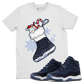 Jordan 11 Midnight Navy Sneaker Match Tees Sneaker Stocking Sneaker Tees Jordan 11 Midnight Navy Sneaker Release Tees Unisex Shirts