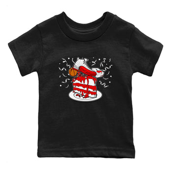 Jordan 12 Retro Cherry shirt to match jordans Varsity Red Sneaker Topper special sneaker matching tees 12s Cherry SNRT sneaker tees Baby Toddler Black 2 T-Shirt