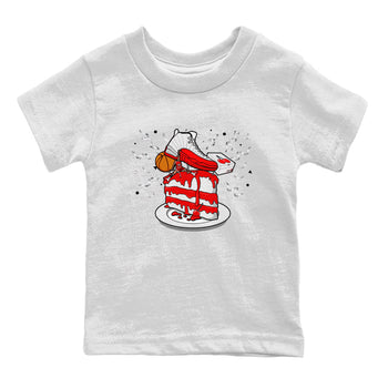 Jordan 12 Retro Cherry shirt to match jordans Varsity Red Sneaker Topper special sneaker matching tees 12s Cherry SNRT sneaker tees Baby Toddler White 2 T-Shirt