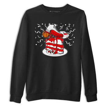 Jordan 12 Retro Cherry shirt to match jordans Varsity Red Sneaker Topper special sneaker matching tees 12s Cherry SNRT sneaker tees Unisex Black 2 T-Shirt