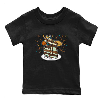 4s GS Cacao Wow shirt to match jordans Sneaker Topper sneaker tees Air Jordan 4 Cacao Wow SNRT Sneaker Release Tees Baby Toddler Black 2 T-Shirt