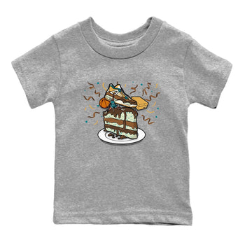 4s GS Cacao Wow shirt to match jordans Sneaker Topper sneaker tees Air Jordan 4 Cacao Wow SNRT Sneaker Release Tees Baby Toddler Heather Grey 2 T-Shirt