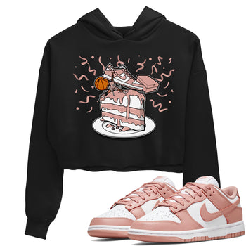 Dunk Rose Whisper shirt to match jordans Sneaker Topper sneaker tees Dunk WMNS Rose Whisper SNRT Sneaker Release Tees Black 1 Crop T-Shirt