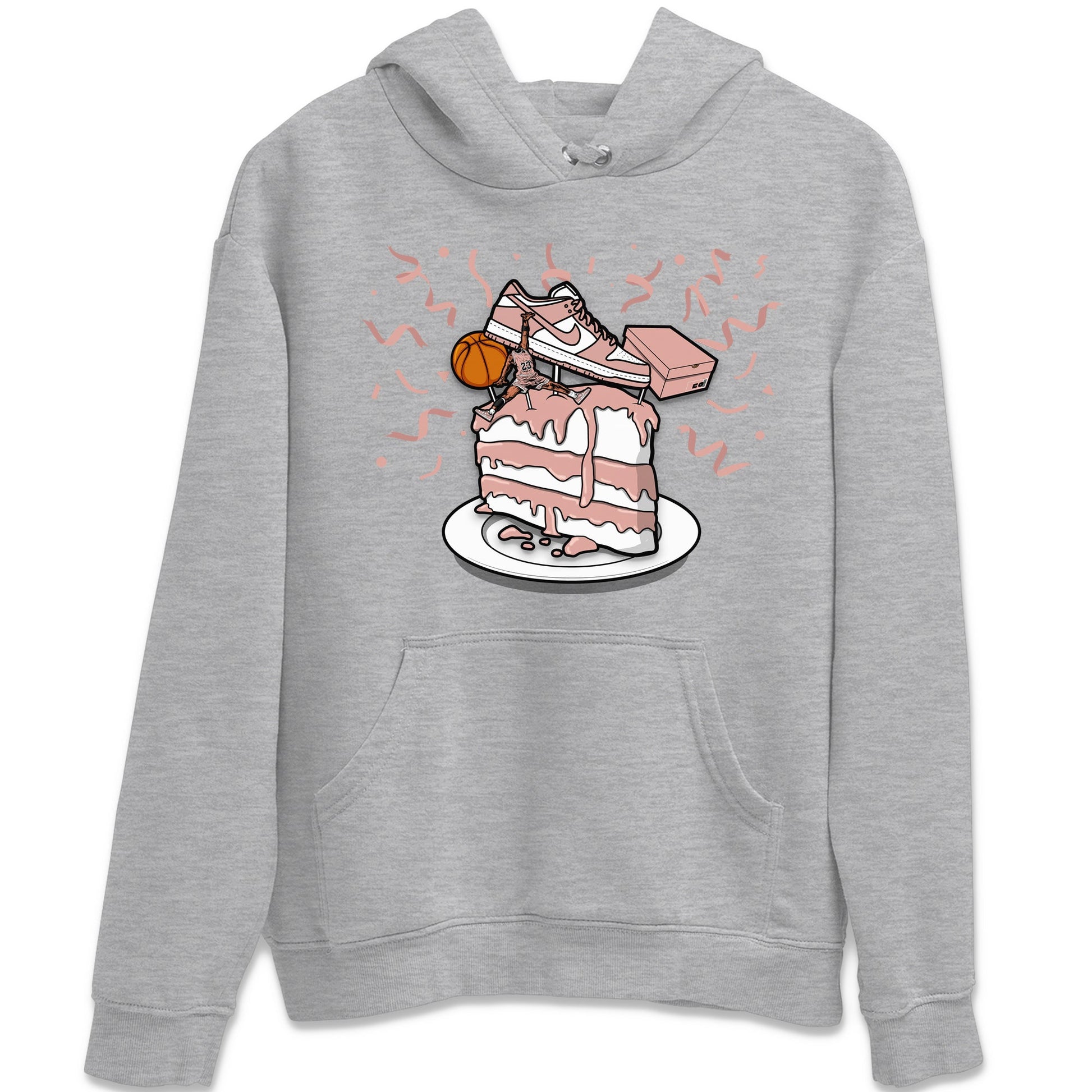 Dunk Rose Whisper shirt to match jordans Sneaker Topper sneaker tees Dunk WMNS Rose Whisper SNRT Sneaker Release Tees Unisex Heather Grey 2 T-Shirt