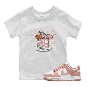 Dunk Rose Whisper shirt to match jordans Sneaker Topper sneaker tees Dunk WMNS Rose Whisper SNRT Sneaker Release Tees Baby Toddler White 1 T-Shirt