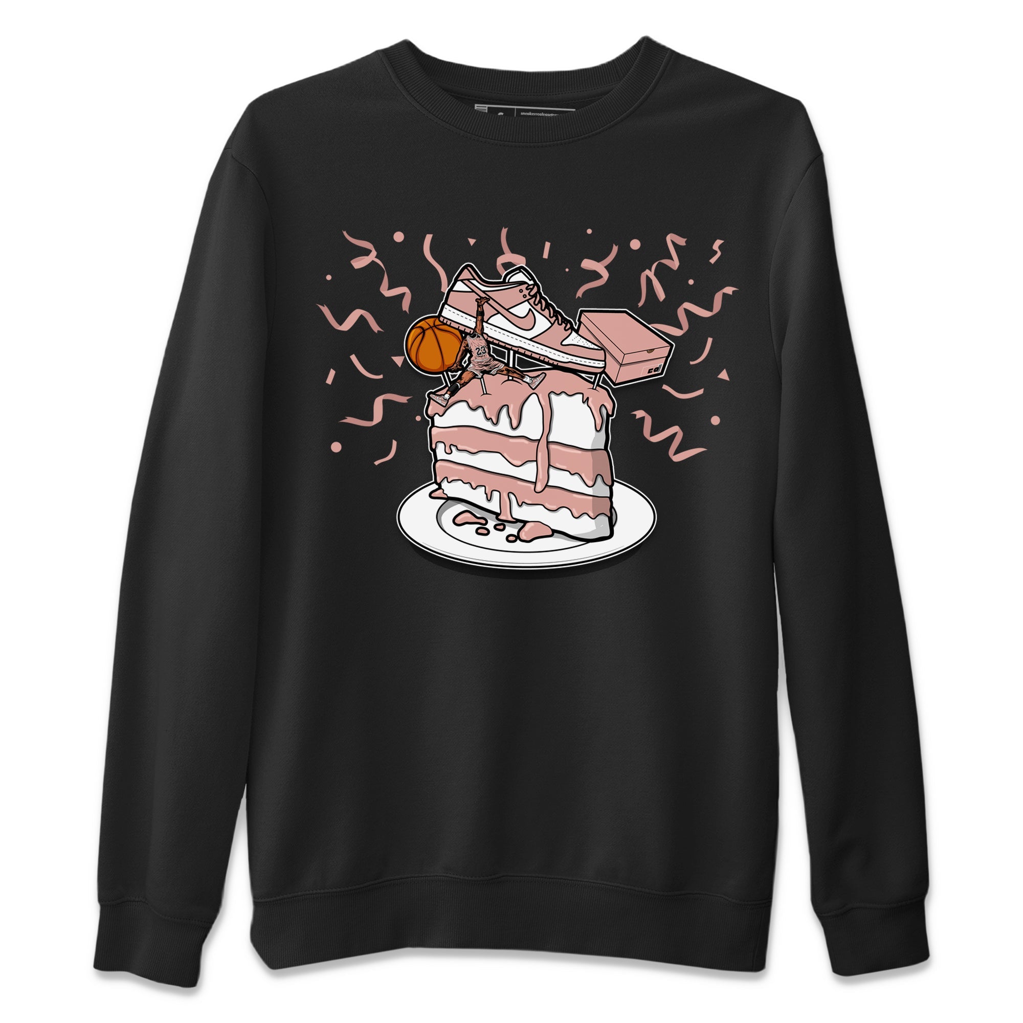 Dunk Rose Whisper shirt to match jordans Sneaker Topper sneaker tees Dunk WMNS Rose Whisper SNRT Sneaker Release Tees Unisex Black 2 T-Shirt