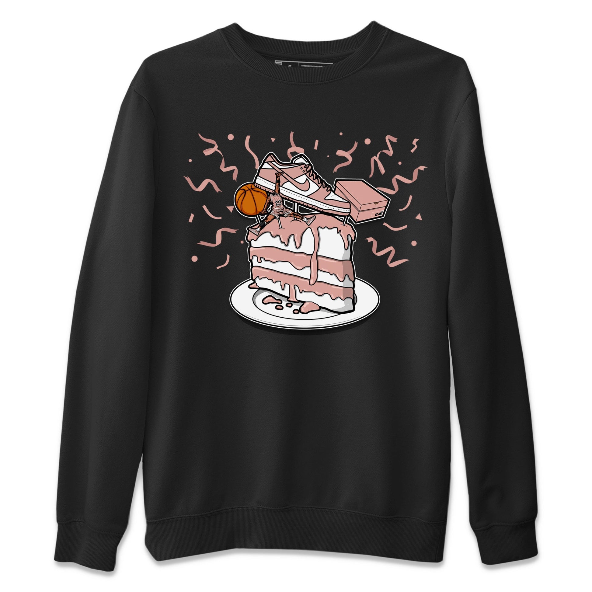 Dunk Rose Whisper shirt to match jordans Sneaker Topper sneaker tees Dunk WMNS Rose Whisper SNRT Sneaker Release Tees Unisex Black 2 T-Shirt