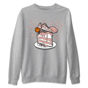 Dunk Rose Whisper shirt to match jordans Sneaker Topper sneaker tees Dunk WMNS Rose Whisper SNRT Sneaker Release Tees Unisex Heather Grey 2 T-Shirt