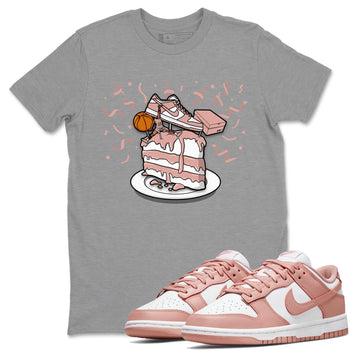 Dunk Rose Whisper shirt to match jordans Sneaker Topper sneaker tees Dunk WMNS Rose Whisper SNRT Sneaker Release Tees Unisex Heather Grey 1 T-Shirt