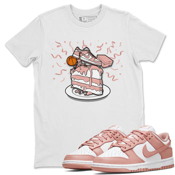 Dunk Rose Whisper shirt to match jordans Sneaker Topper sneaker tees Dunk WMNS Rose Whisper SNRT Sneaker Release Tees Unisex White 1 T-Shirt