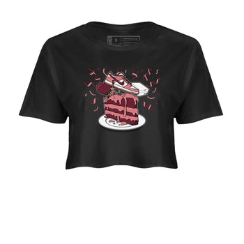 Dunk Valentine's Day shirt to match jordans Sneaker Topper sneaker tees Dunk Low Valentine's Day SNRT Sneaker Release Tees Black 2 crop length shirt