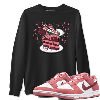 Dunk Valentine's Day shirt to match jordans Sneaker Topper sneaker tees Dunk Low Valentine's Day SNRT Sneaker Release Tees unisex cotton Black 1 crew neck shirt