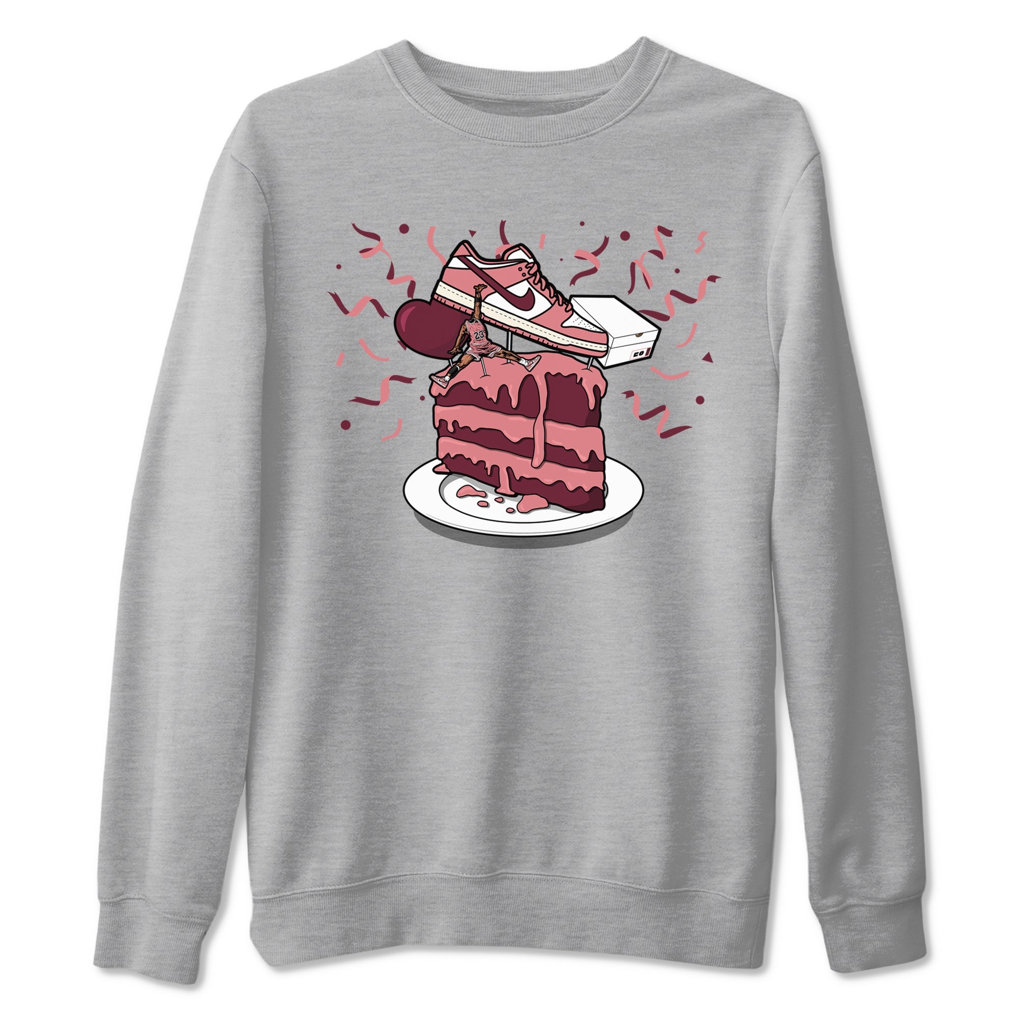 Dunk Valentine's Day shirt to match jordans Sneaker Topper sneaker tees Dunk Low Valentine's Day SNRT Sneaker Release Tees unisex cotton Heather Grey 2 crew neck shirt
