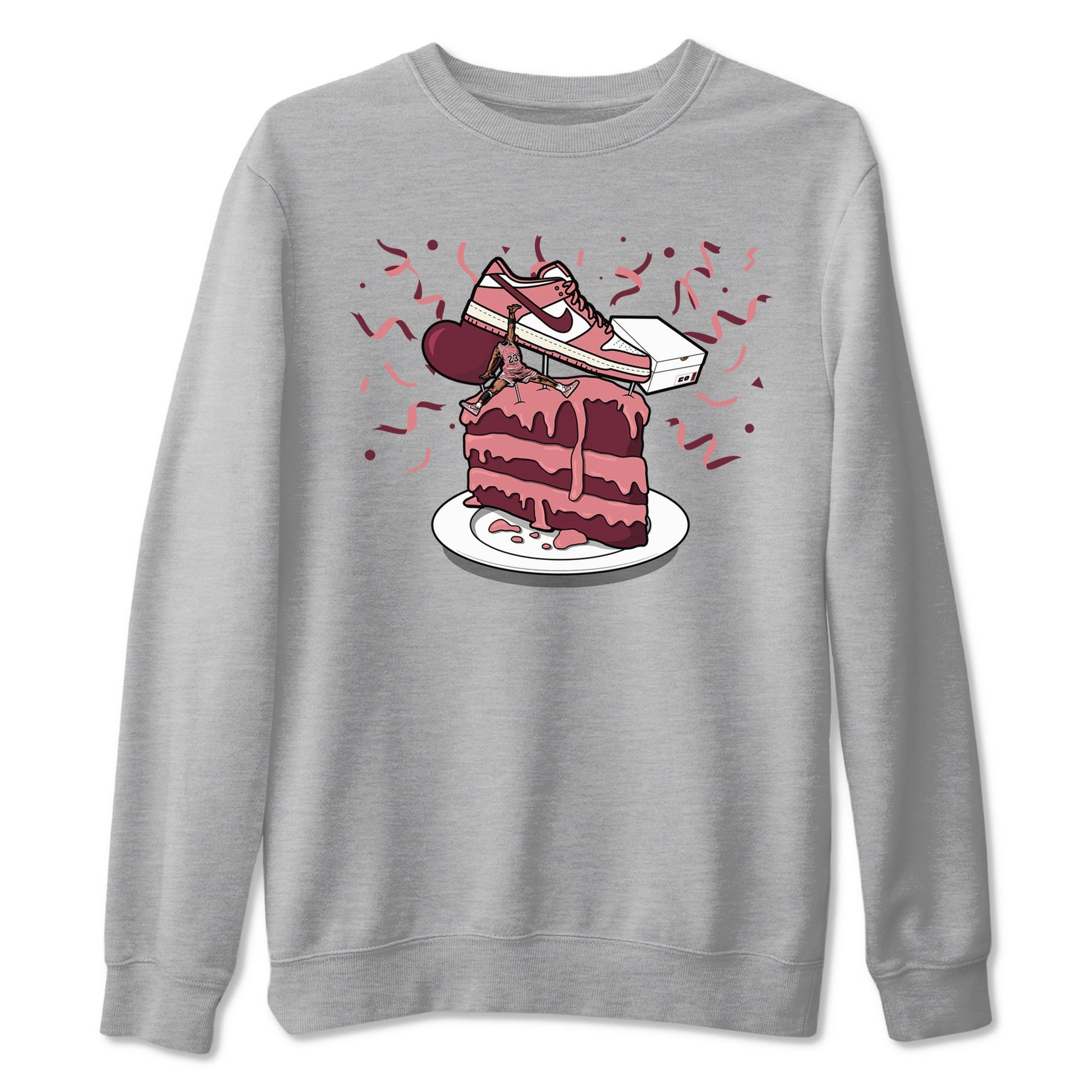 Dunk Valentine's Day shirt to match jordans Sneaker Topper sneaker tees Dunk Low Valentine's Day SNRT Sneaker Release Tees unisex cotton Heather Grey 2 crew neck shirt