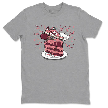Dunk Valentine's Day shirt to match jordans Sneaker Topper sneaker tees Dunk Low Valentine's Day SNRT Sneaker Release Tees unisex cotton Heather Grey 2 crew neck shirt