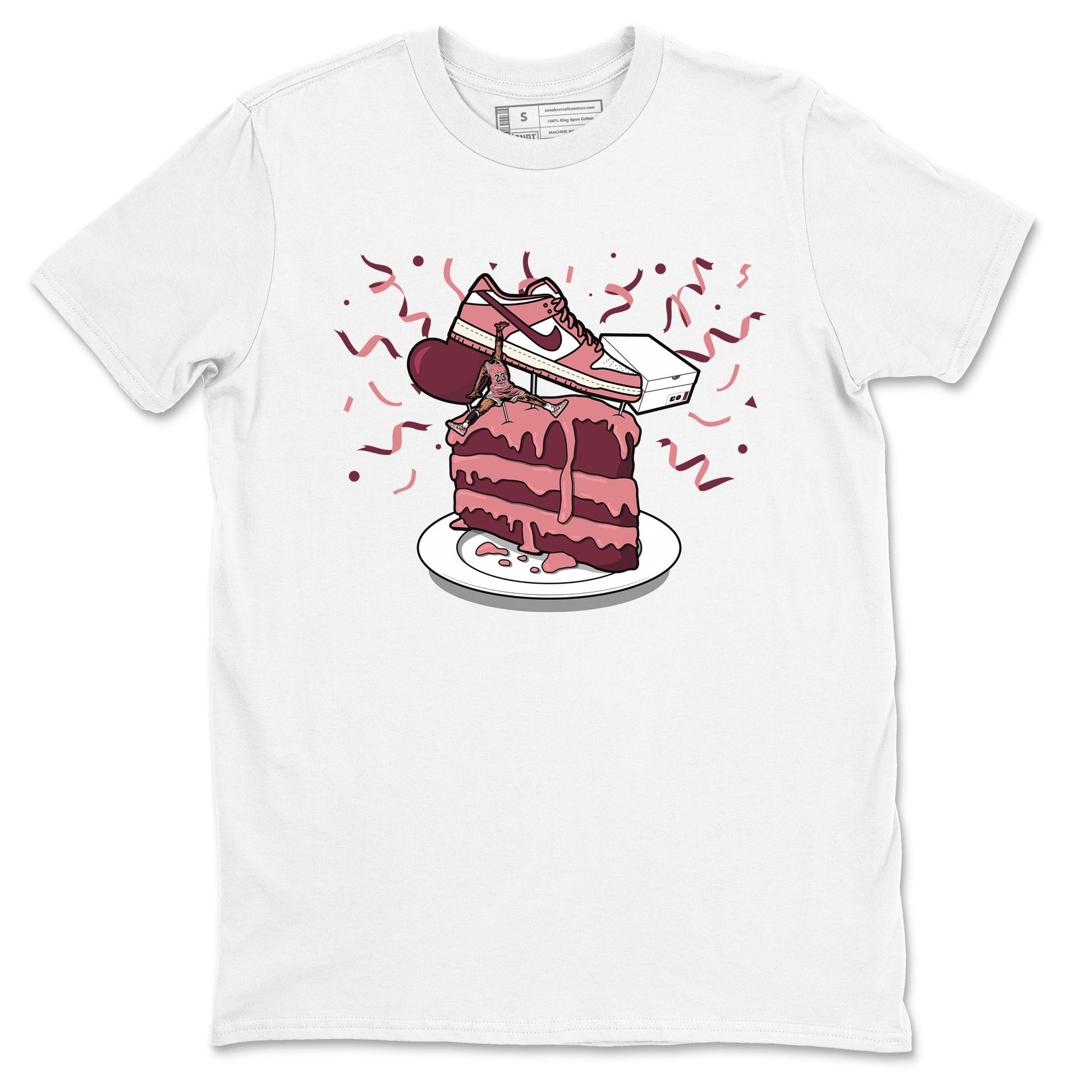 Dunk Valentine's Day shirt to match jordans Sneaker Topper sneaker tees Dunk Low Valentine's Day SNRT Sneaker Release Tees unisex cotton White 2 crew neck shirt