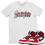 Jordan 1 Chicago Sneaker Match Tees Sneaker Vibes Sneaker Tees Jordan 1 Chicago Sneaker Release Tees Unisex Shirts