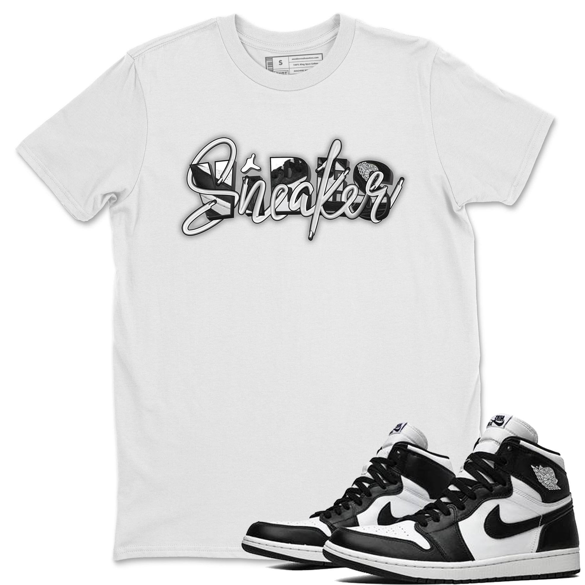 Jordan 1 Black White Sneaker Match Tees Sneaker Vibes Sneaker Tees Jordan 1 Black White Sneaker Release Tees Unisex Shirts