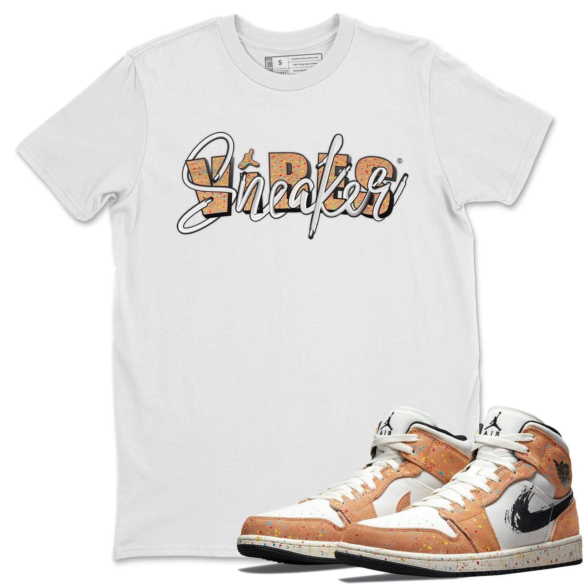 Jordan 1 Brushstroke Sneaker Match Tees Sneaker Vibes Sneaker Tees Jordan 1 Brushstroke Sneaker Release Tees Unisex Shirts