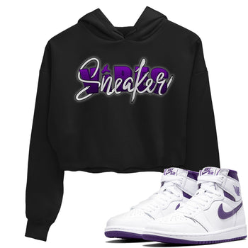 Jordan 1 WMNS Court Purple Sneaker Match Tees Sneaker Vibes Sneaker Tees Jordan 1 WMNS Court Purple Sneaker Release Tees Women's Shirts