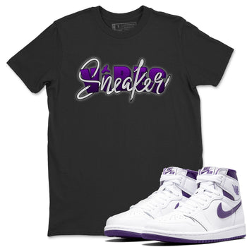Jordan 1 WMNS Court Purple Sneaker Match Tees Sneaker Vibes Sneaker Tees Jordan 1 WMNS Court Purple Sneaker Release Tees Unisex Shirts