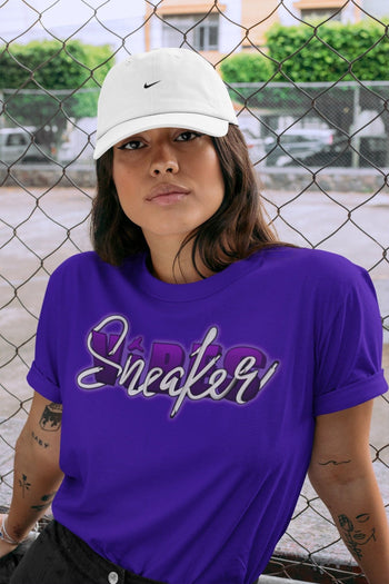 Jordan 1 WMNS Court Purple Sneaker Match Tees Sneaker Vibes Sneaker Tees Jordan 1 WMNS Court Purple Sneaker Release Tees Unisex Shirts